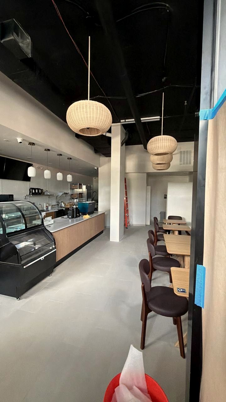 Burst Beans Coffee — counter & display
